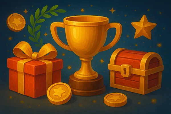 Iconos de logros digitales